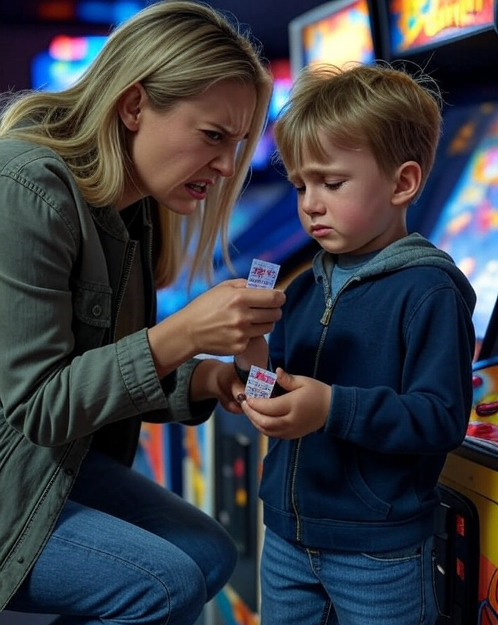 “I’m A Lawyer!” Says Woman While Stealing Chuck E. Cheese Tickets From Child.